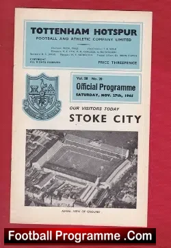Tottenham Hotspur v Stoke City 1965