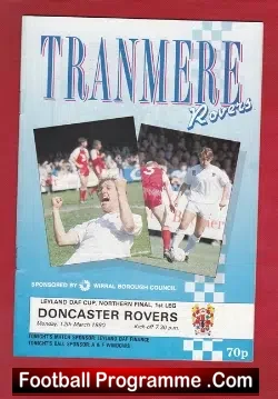 Tranmere Rovers v Doncaster Rovers 1990 – LDF Cup Final
