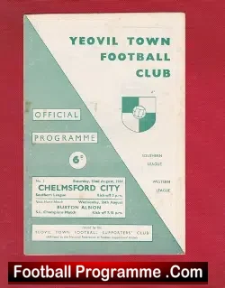 Yeovil Town v Chelmsford City 1964