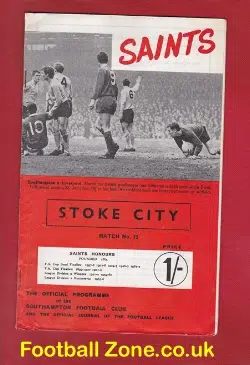 Southampton v Stoke City 1968