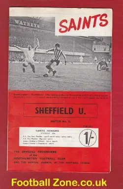 Southampton v Sheffield United 1967