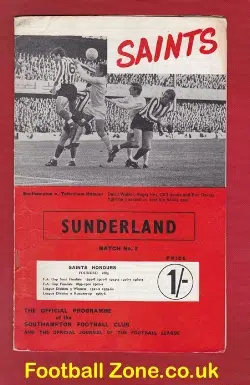 Southampton v Sunderland 1967