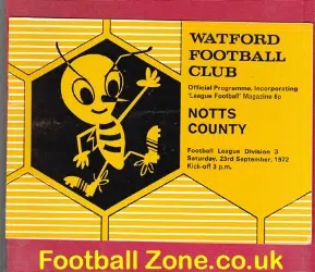 Watford v Notts County 1972