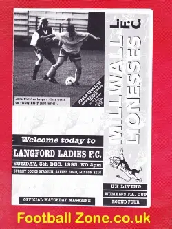Millwall Ladies v Langford 1995 - Womens Football