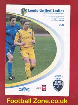 Leeds United Ladies v Liverpool 2008 - Womens Football