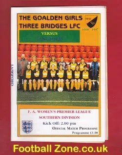 Three Bridges Ladies v Langford 1997 - Womens Football
