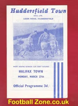 Huddersfield Town v Halifax Town 1961