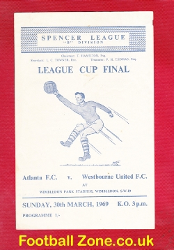 Atlanta v Westbourne United 1969 – Cup Final at Wimbledon