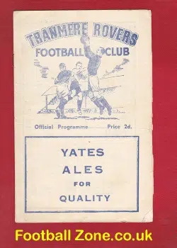Tranmere Rovers v Wrexham 1955