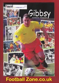 Nigel Gibbs Testimonial Benefit Match Watford Gibbsy 2002