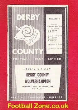 Derby County v Wolves 1966