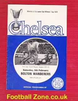 Chelsea v Bolton Wanderers 1972