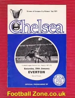 Chelsea v Everton 1972