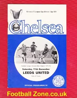 Chelsea v Leeds United 1971