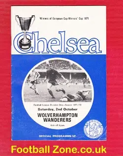 Chelsea v Wolves 1971