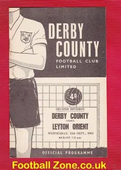 Derby County v Leyton Orient 1963