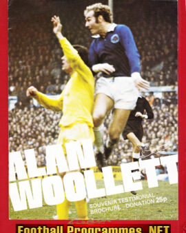 Alan Woollett Testimonial Benefit Brochure Leicester City 1977
