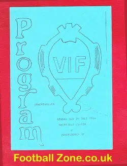 Vanersborgs v Sheffield United 1983 - VÃ¤nersborg - Sweden