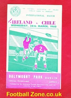 Ireland v Chile 1960 - International Match Dalymount Park