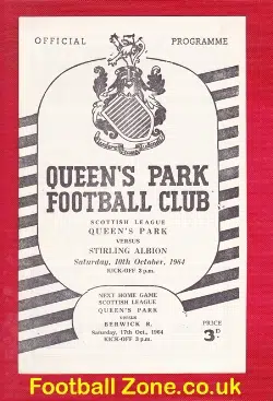 Queens Park v Stirling Albion 1964 – Scottish Football