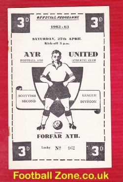 Ayr United v Forfar Athletic 1963