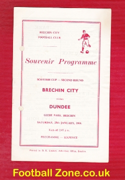 Brechin City v Dundee 1964