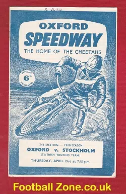 Oxford Speedway v Stockholm 1960 - Sweden Tour UK