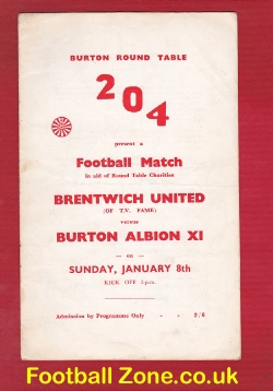 Brentwich United v Burton Albion 1966 – BBC TV Series – United
