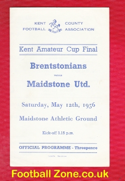 Brentstonians v Maidstone United 1956 – Amateur Cup Final