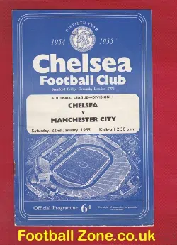 Chelsea v Manchester City 1955 - Champions Season