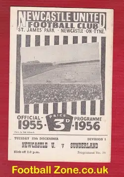 Newcastle United v Sunderland 1955
