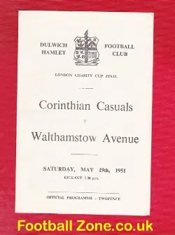 Corinthian Casuals v Walthamstow Avenue 1951