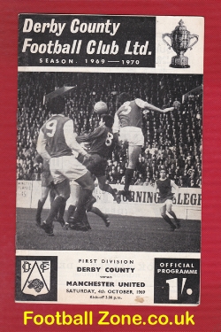 Derby County v Manchester United 1969