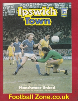 Ipswich Town v Manchester United 1980