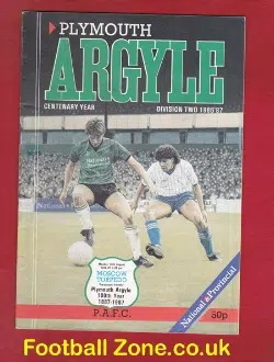 Plymouth Argyle v Torpedo Moscow 1987 - Friendly Match Russia