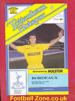 Tottenham Hotspur v Bordeaux 1989 - France Eric Cantona