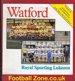 Watford v Royal Sporting Lokeren 1982 – Friendly Match Belgium