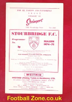 Stourbridge v Hereford United 1975