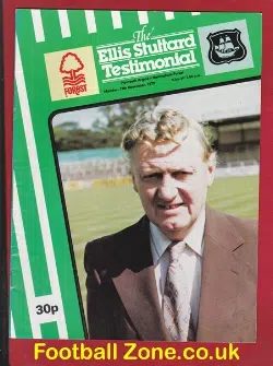 Ellis Stuttard Testimonial Benefit Match Plymouth Argyle 1979