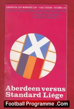 Aberdeen v Standard Liege 1967 – ECWC