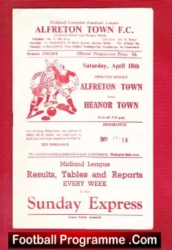 Alfreton Town v Heanor Town 1964