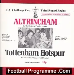 Altrincham v Tottenham 1979 – FA Cup Match