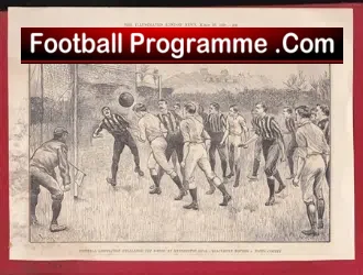 Blackburn Rovers v Notts County 1891 – FA Cup Final Genuine Pic