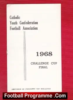 Brockley Catholic v The Millers 1968 – Challenge Cup Final