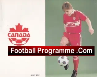 Canada v Scotland 1983 - International Tour - Canadian Team - football programme