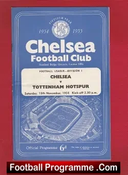 Chelsea v Tottenham 1954 – Champions Season