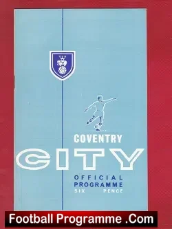 Coventry City v Reading 1963 - football programme