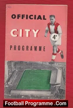 Coventry City v Third Lanark 1957 – Friendly Match