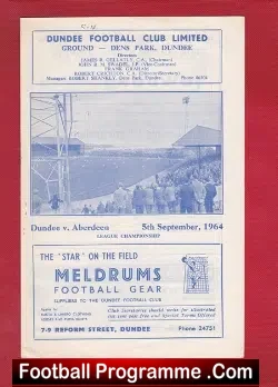 Dundee v Aberdeen 1964