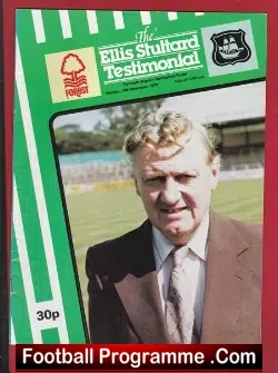 Ellis Stuttard Testimonial Benefit Match Plymouth Argyle 1979